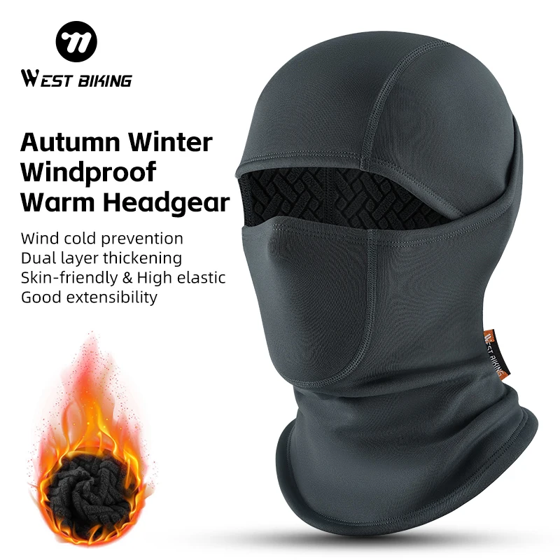 Ветрозащитные теплые велосипедные маски для лица