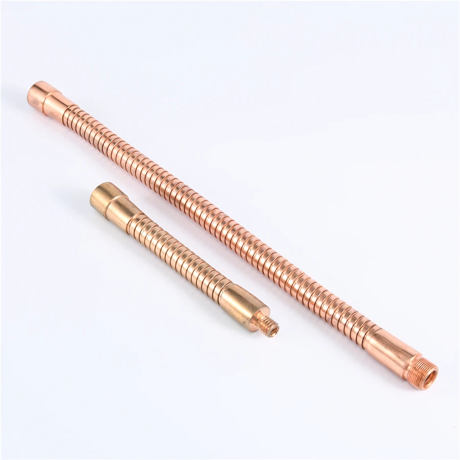 Gooseneck flexible metal tube for reading lamp