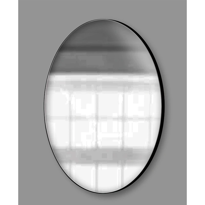 Modern design with metal frame home decor luxury round mirror wall decor plain modern living room wall mirror