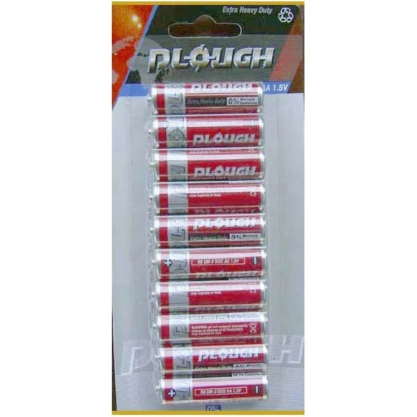 Super Heavy Duty Manganese Battery AAA Size R03 Metal Jacket Dry Battery Alkaline Batteries