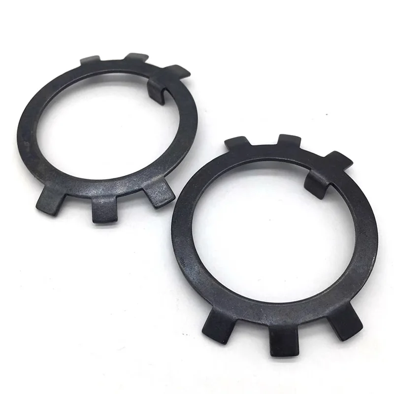 china sale GB858 Carbon steel Six claw washers stop back washer king eight lock anti-loose lock plate  Tab Washers For Round Nut