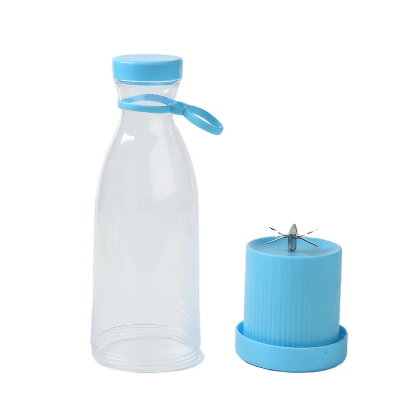 Wholesale Household Mini USB Portable Fruit Ice Smoothie Juicer Blender 380ml Bottle Cup With 6 Blades For Daily Drink Vitamins