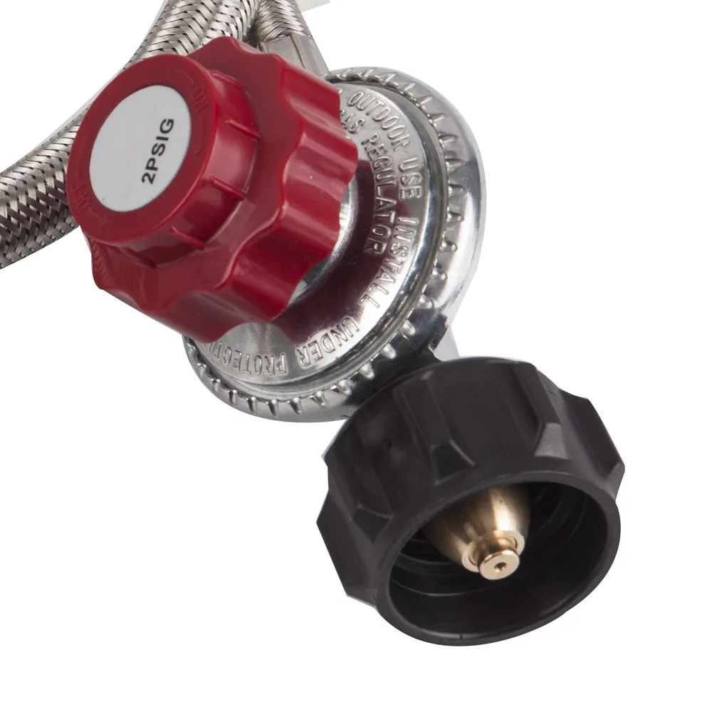 
0-20PSI adjustable Propane gas regulator with hose for US market 