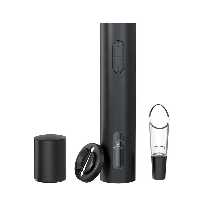Amazon hot selling 4 in 1 electric wine opener gift set wine decanter set for  wine opening, pouring and preserving