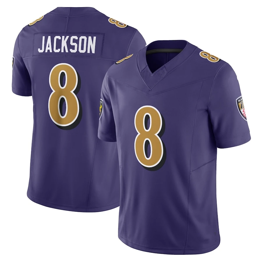 Новая 2024 Американская Футбольная майка Kyle 22 Henry 52 R. Футбольные майки Lewis #8 Lamar Jackson