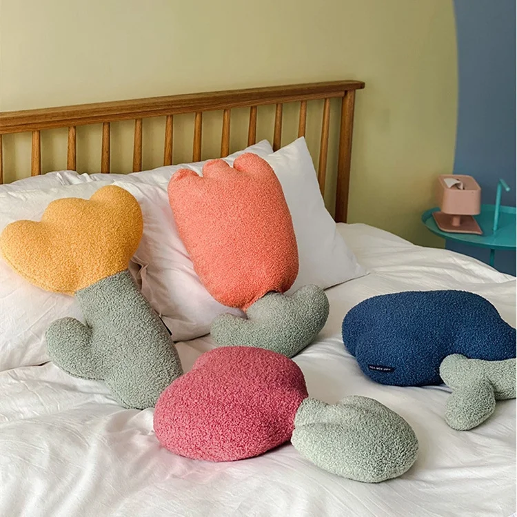Wholesale Soft Flower Shaped Pillow Cute Design Flower Pillow For Home Decor