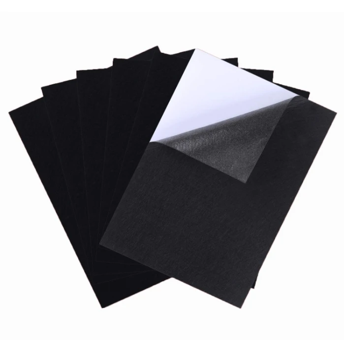 Printable A4  A3 Roll Black Sticker Paper Sheet Black Glossy Matt Paper Adhesive Adhesive Label For Package Label