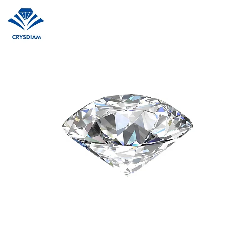CRYSDIAM Round Brilliant Cut VVS2 cvd diamond lab grown IGI cvd diamond customized jewellery diamond