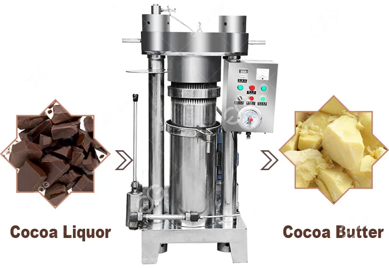 Gelgoog Factory Price Hydraulic Cocoa Butter Press Machine for Extracting Cocoa Butter