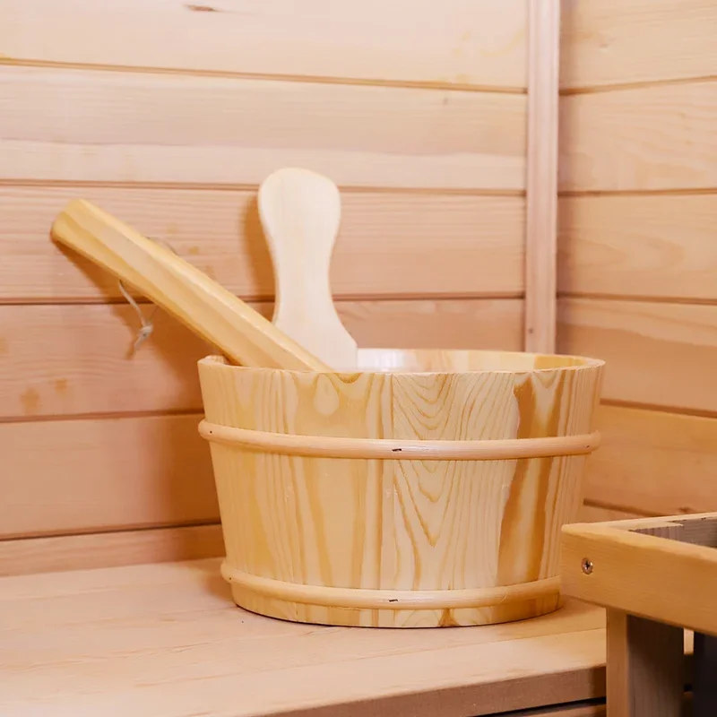 Good performance indoor wooden cabinet wet steam with culture stone