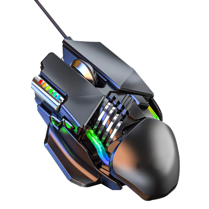 Мышь игровая Механическая Проводная 6 клавиш USB 12000dpi RGB 3
