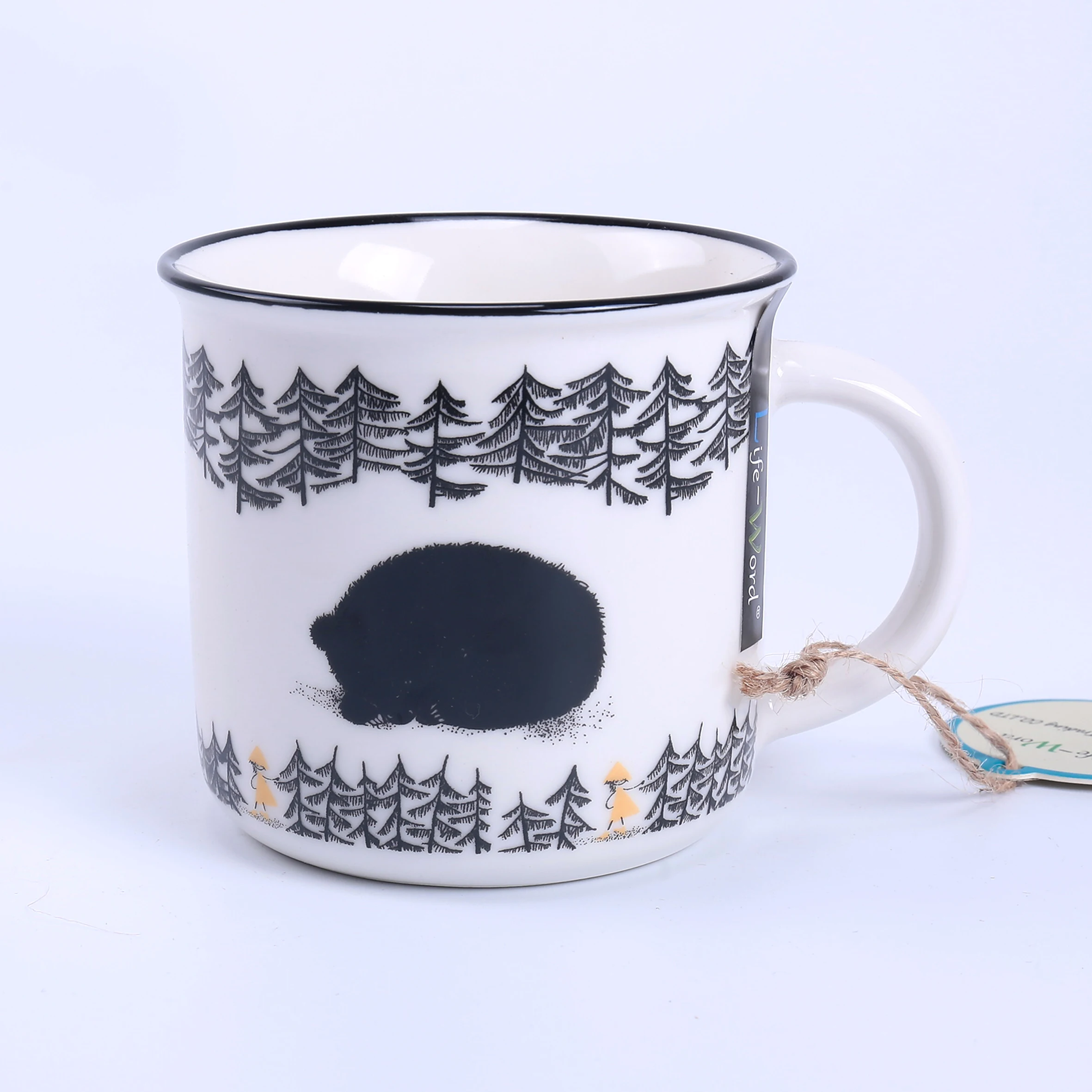 chinese factory personalized decal printing blank white cute cups and mugs bulk order mugs for cookie