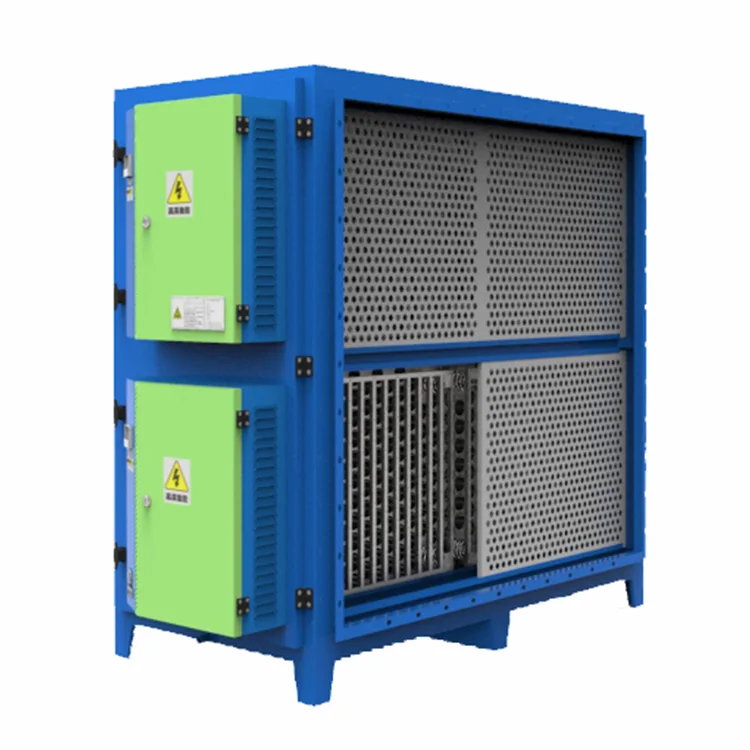 LVCHENG cooking fume electrostatic procipitator cooking oil mist cleaning equipment