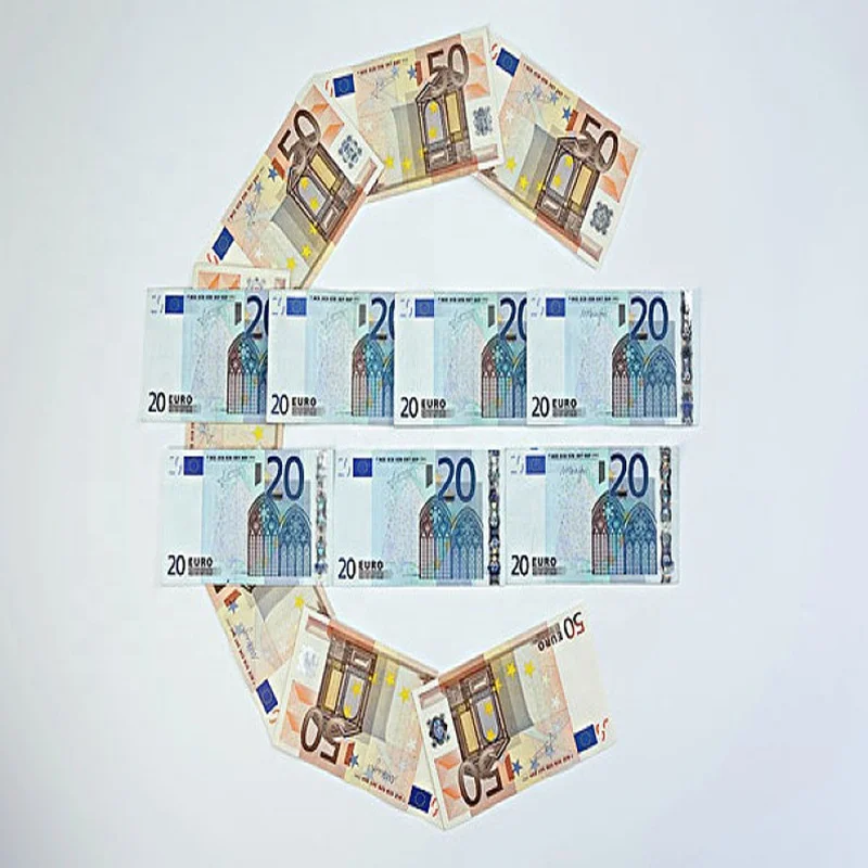 Custom Party Novelties  Realistic Prop Euro Dollar Money Bank Money Notes Movie Prop High Quality Prop Money