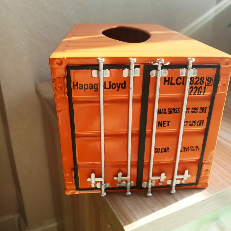 Hapaglioyd Small Custom Acrylic Tissue Paper Box Plastic Square Storage Shipping Container Model Tissue Box