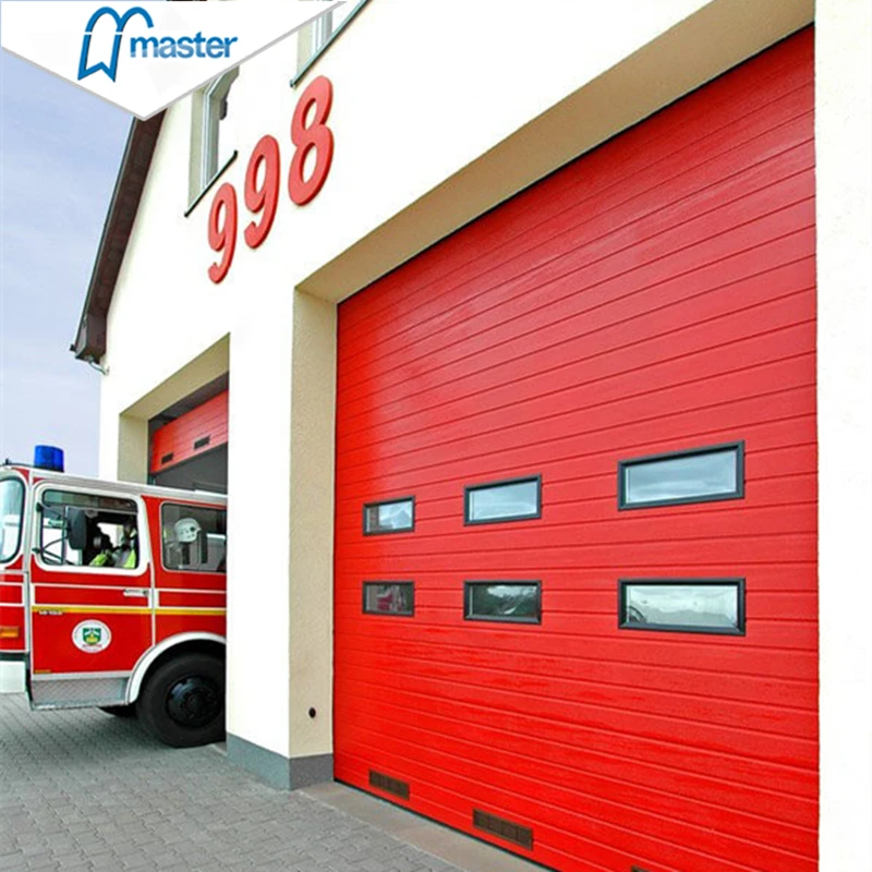 
Safety Motorized Color Steel sectional Industrial Garage Door 