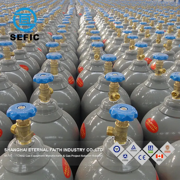 SEFIC New High Pressure Empty Gas Cylinders Argon gas cylinder