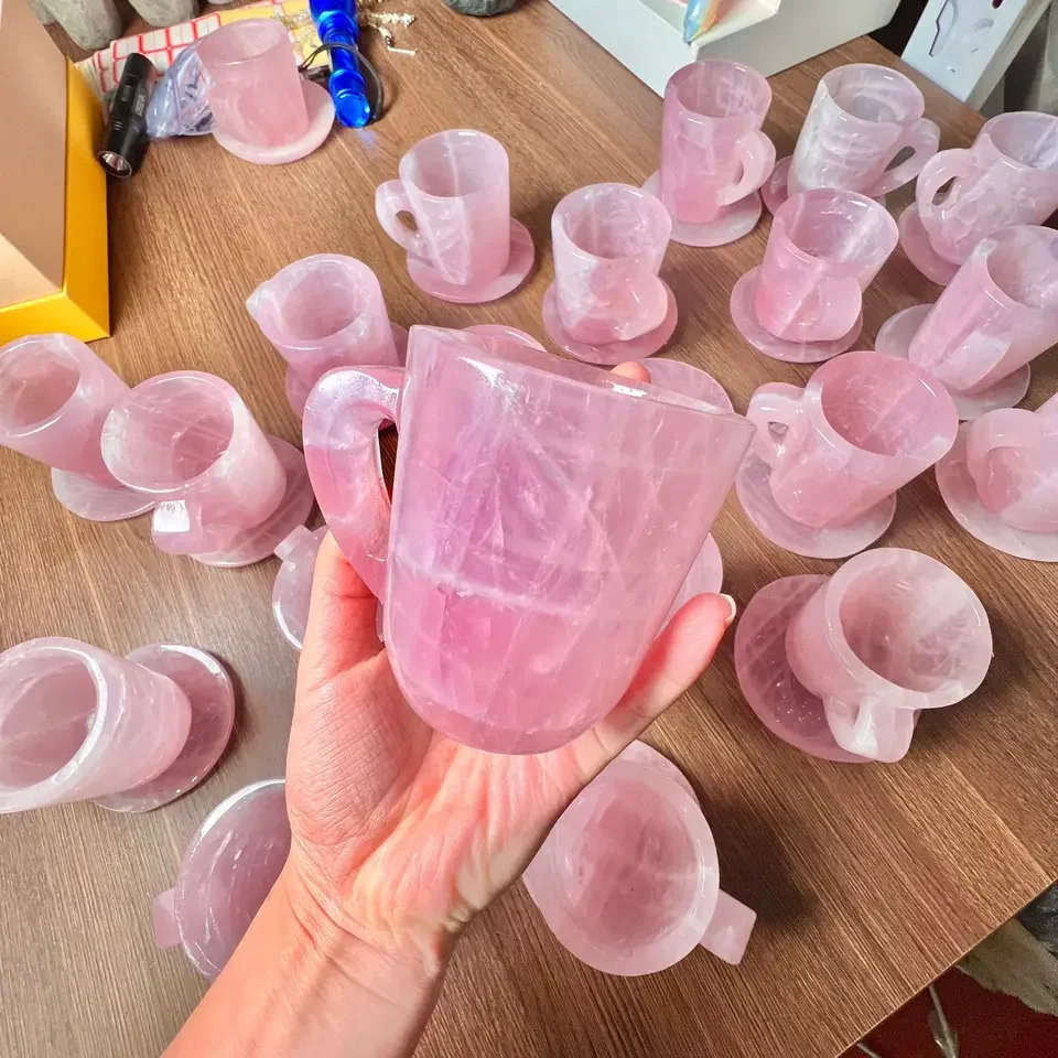 Ручная резная Хрустальная чашка для украшения дома оптом