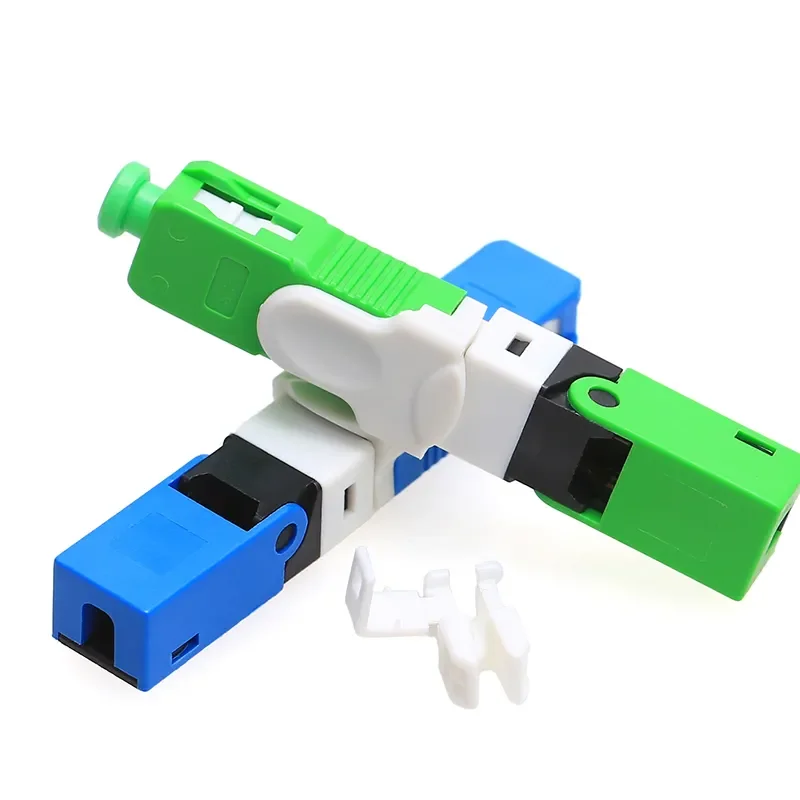 Hot sale FTTH Fiber Optical Fast Conector SC/APC SC/UPC Applied to Drop and round cable