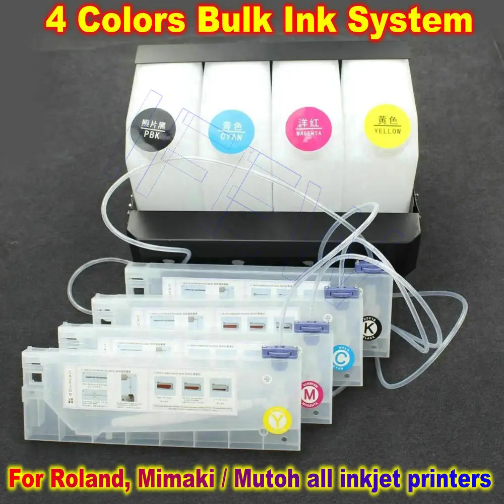 For Roland BN20 Ink Kit Ciss Refill Ink System For Mimaki JV33 JV34 CJV30 JV5 JV3 JV4 Roland BN20 XJ640 XJ740 RA640 Mutoh RJ900