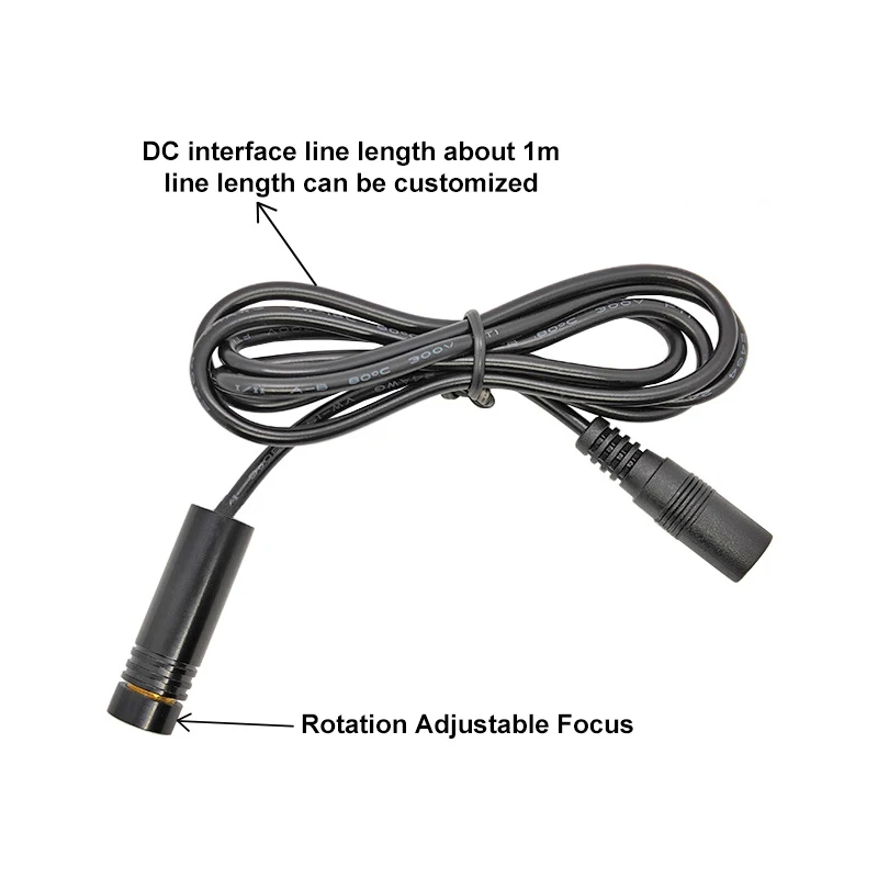 850nm Infrared Dot Laser Diode Module External Focus 12x40mm High Power 20/30/50/100mw IR Laser Module