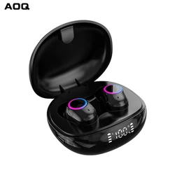 Hot Sales Audifonos F8 BT 5.2 TWS Wireless Earphone Metal Bass Stereo Waterproof Round LED Digital Display Earbuds Mobile Phone