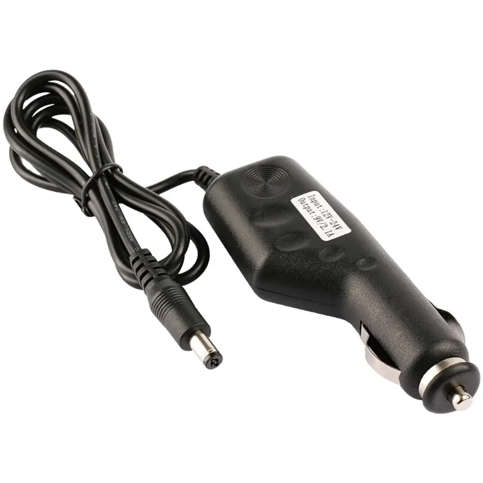 DC 9V 12V 1A 2A 3A Car cigarette plug Auto Car Charger cable Compatible with Portable Dvd Player