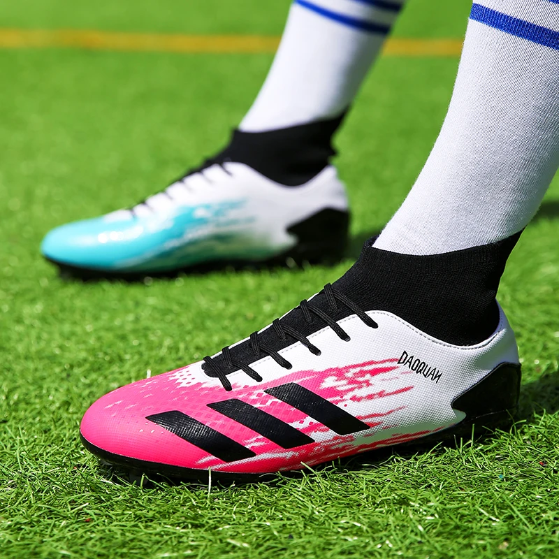  Free Shipping Designated Country AG/TF Soccer Boots Shoes TPU/TPO Sole PVC Upper Chuteiras- Futebol