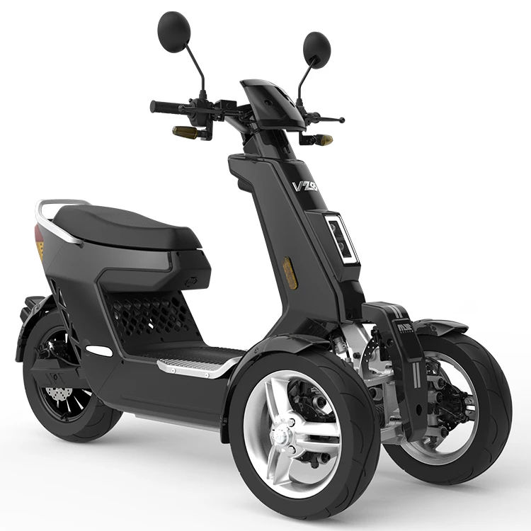 V28 Motorized Tricycle Electric Scooter 3 Wheels for Adult Electric Tricycle 45km/h Motorcycle