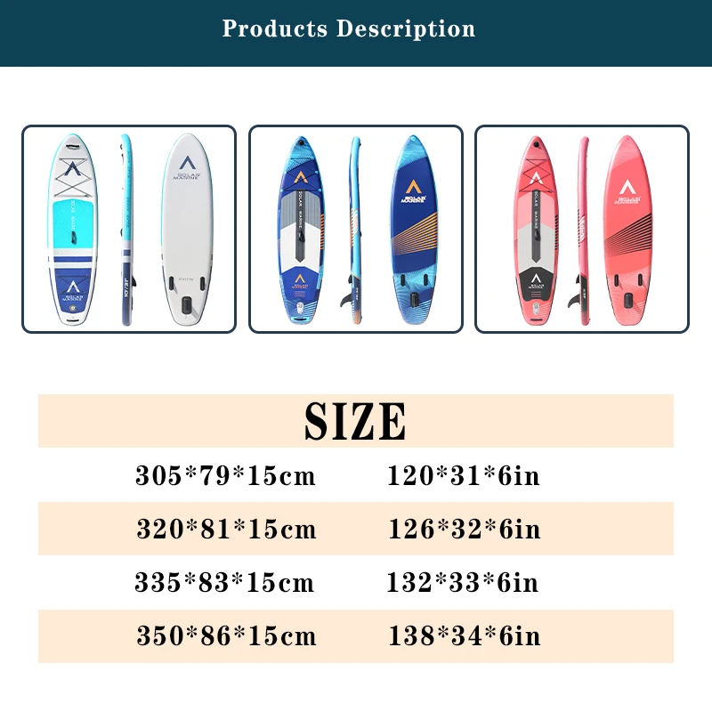SOLAR MARINE Inflatable Stand Up Paddle Reinforced Double Layer All-Around Paddleboard for All Skill Level with Premium SUP Pack