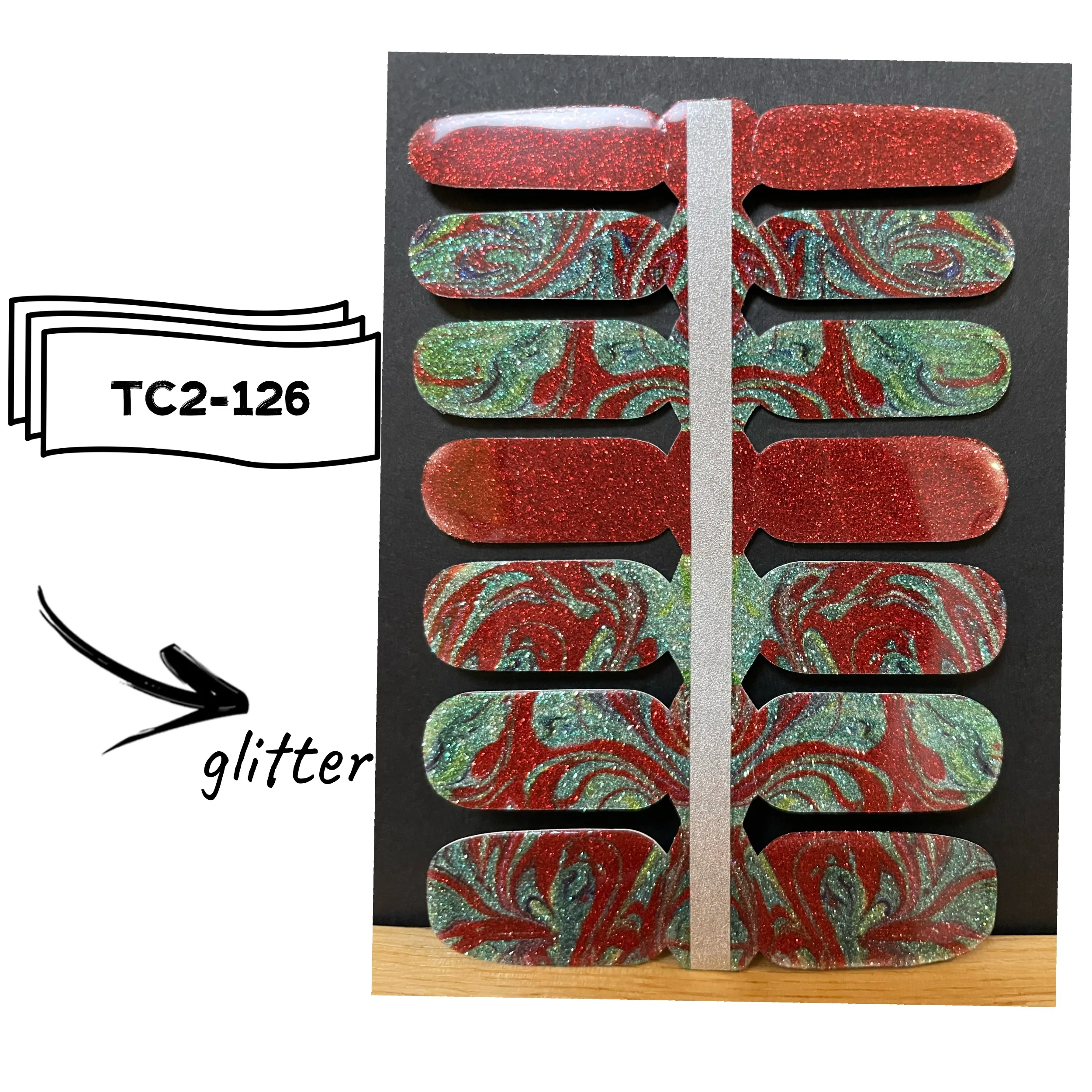 KIKILEE Nail Polish Strips Self Adhesive Nail Stickers Full Cover Solid Color Nail Wraps