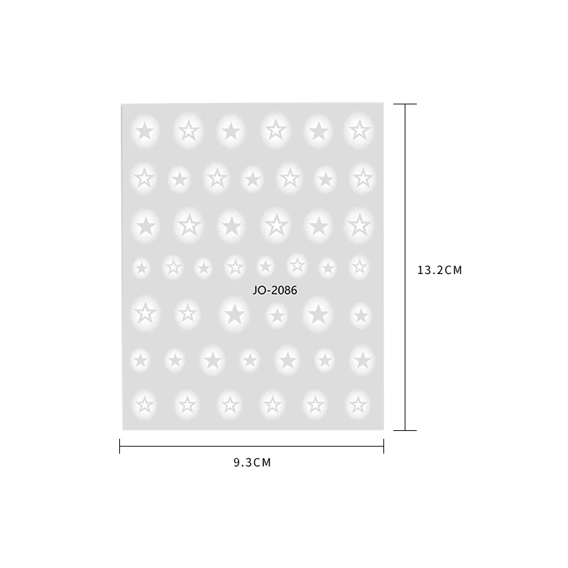 New manicure stickers hollow out butterfly star sky star moon combination nail sticker decoration