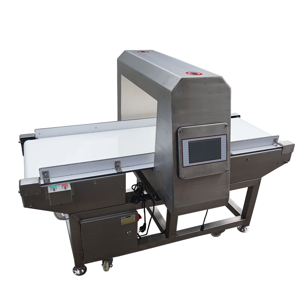 Metal detection machine conveyorized tunnel type for rice mills, fish, meat product