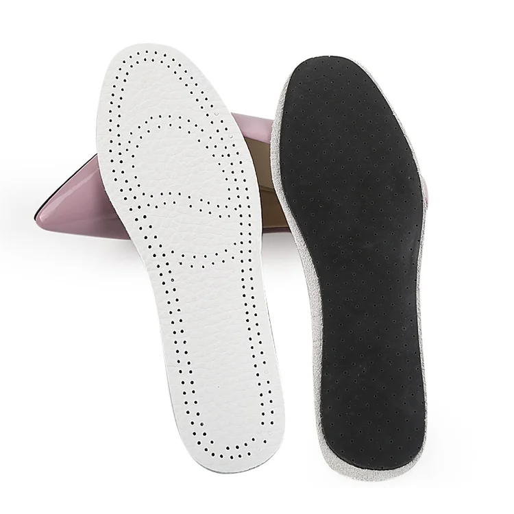
Handcrafted Thin Cushioning Premium cow Leather Insoles with Latex sponge for relieve foot pain 