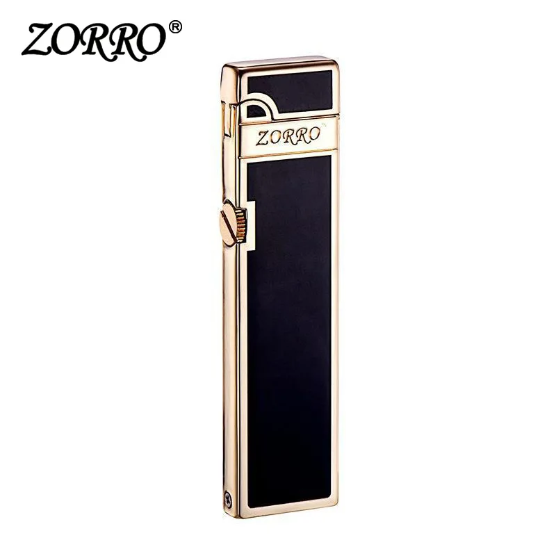 Zorro Brand Luxury Oil Lighter Z725 Classic Kerosene Smoking Accessories Smoker Gifts Cigarette Cigar Metal Lighters