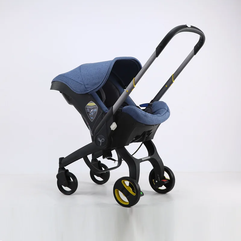 Infant Baby Car Seat Stroller 4 In 1 Newborn Baby Bassinet Cradle Type Safety Seat Carrycot Baby Carriage Basket