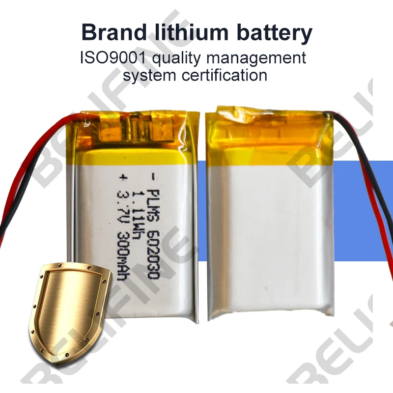 602030 3.7v 300mAh Lithium Polymer Cell 300mAh 600mAh 900mAh Lithium Battery 3.7v 602030 Cells support OEM 3C discharge