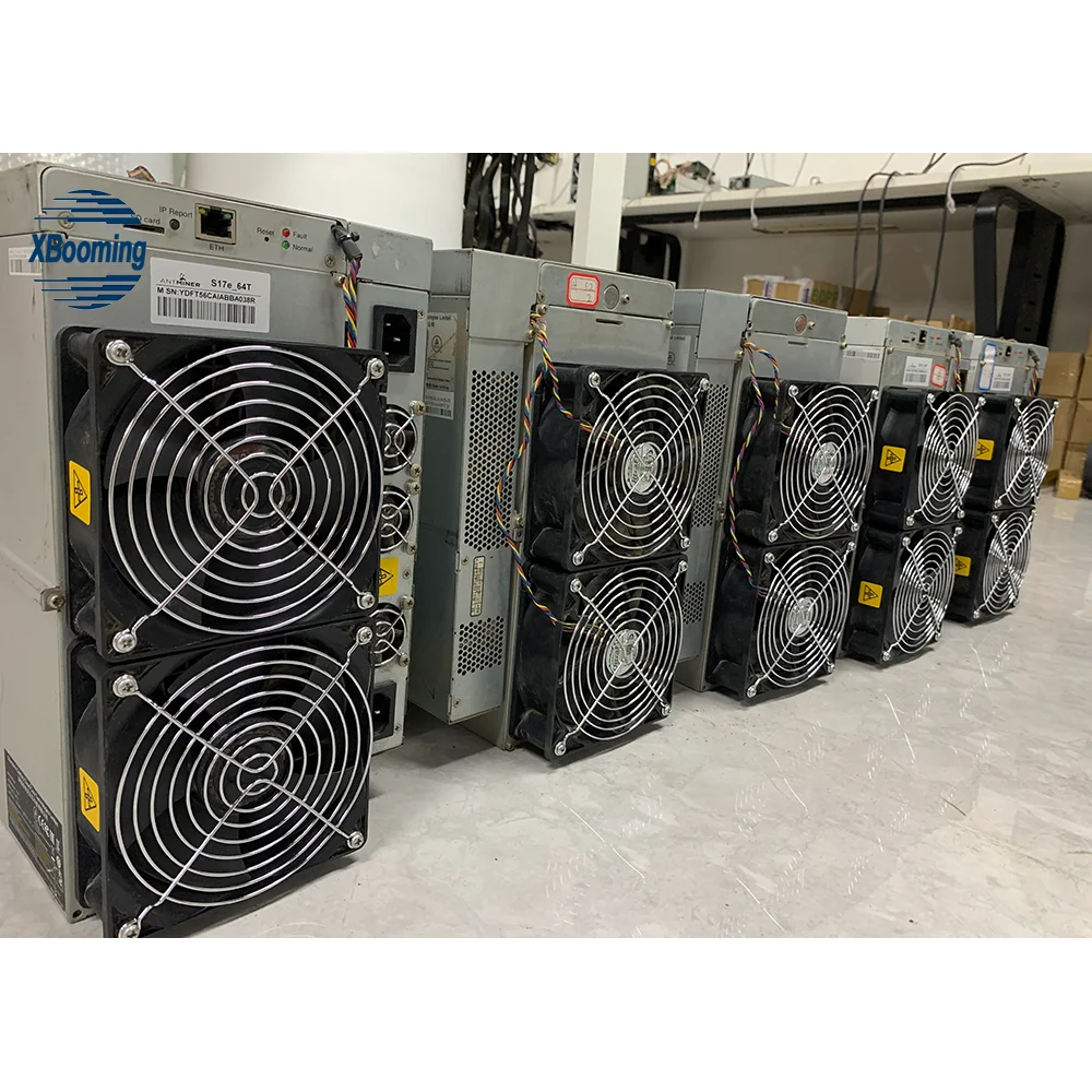 
2021 Used BTC Antminer S17 Pro 50t 53t 56t 59Th S17 S17+ 73T 76T bitcoin antminer Mining Machine 