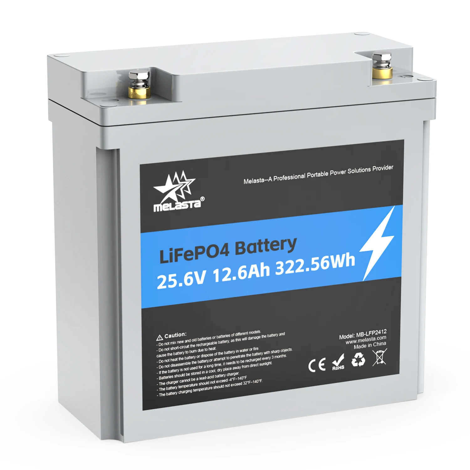 Литий-железо-фосфатная батарея 24v 12ah Lifepo4 с Bms для солнечной энергетической системы