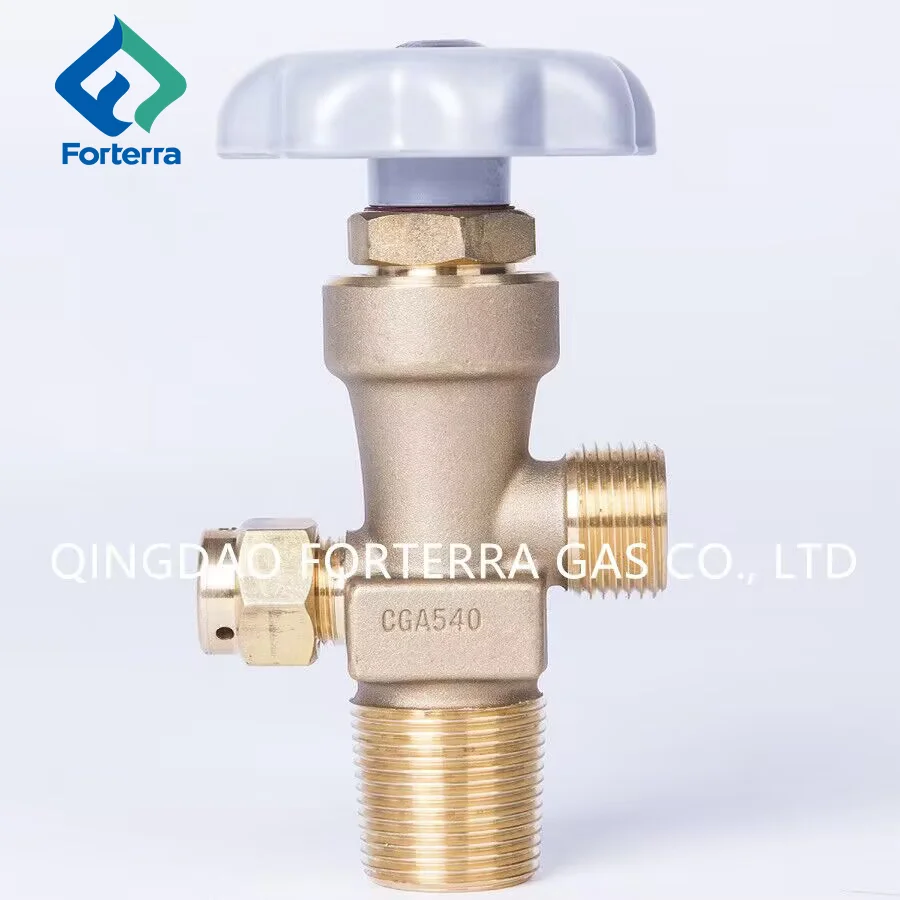 Industry Argon Gas Brass CGA580 Valve CO2 Oxygen Nitrogen Gas Cylinder Valve 2900 Psi Low Price CGA540 Valve