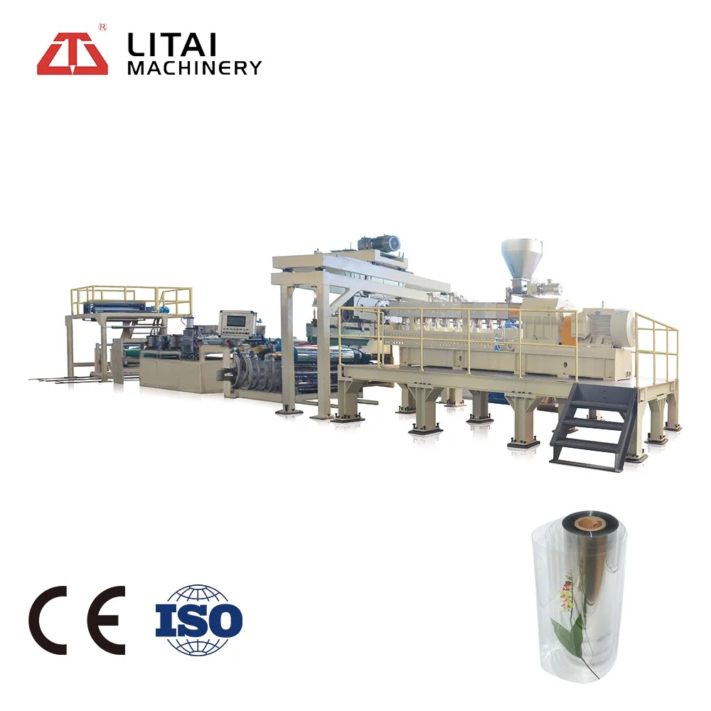 TJP-750 Automatic Double-screw Flat Plastic Waste Recycle Pet Sheet Extrusion Machine Production Line