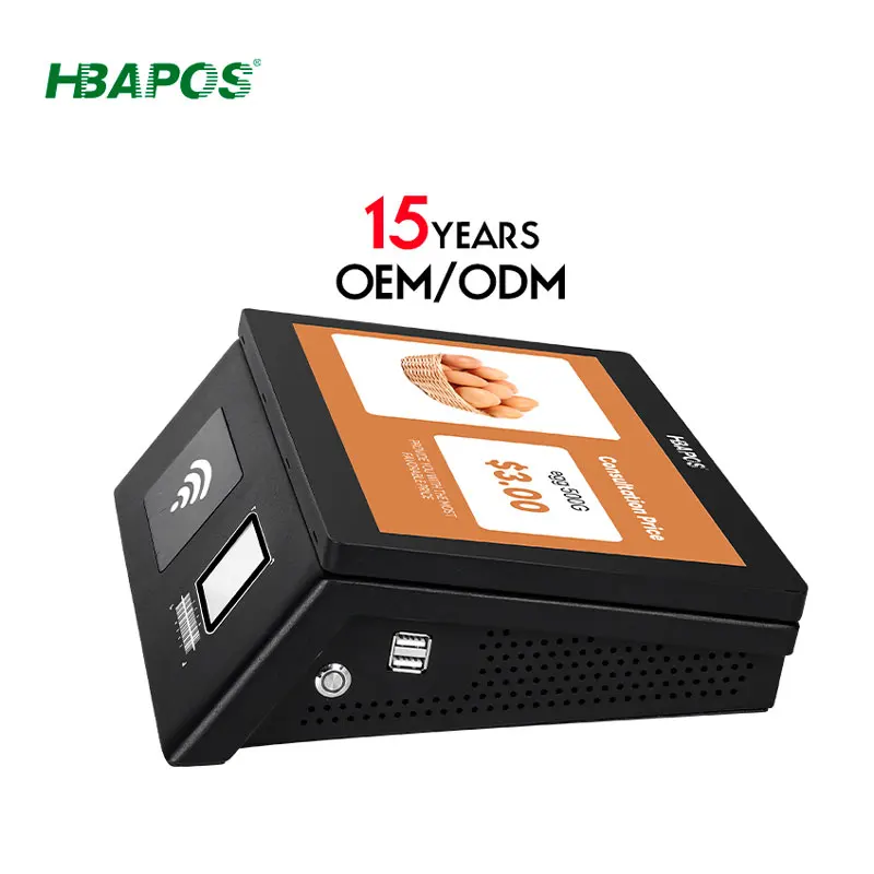 All in One Pos System Point of Sale Solutions Built in 2D Scanner Price-Checking-Machine