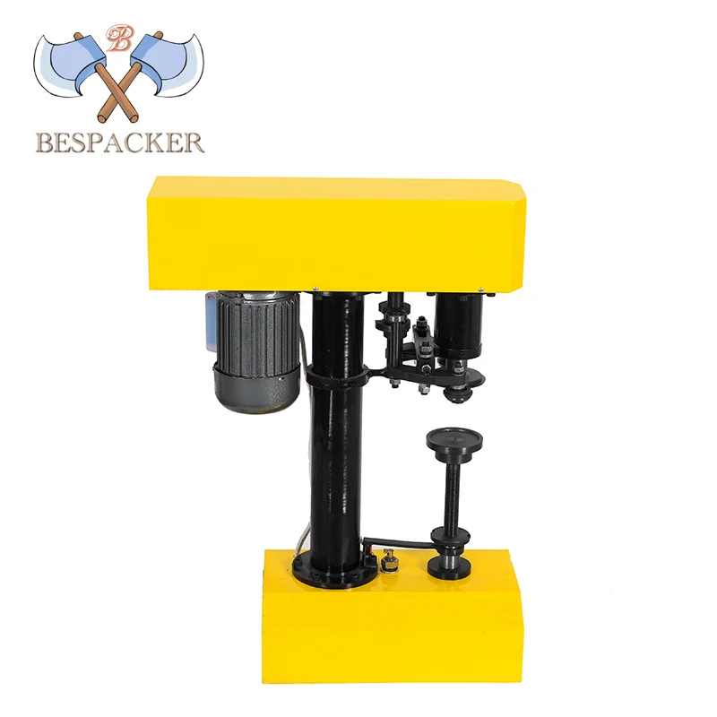 Bespacker TDJ-160 tin can sealer /bottle sealing machine/can seaming machine