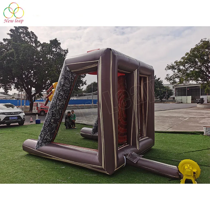 battle inflatable game inflatable sticky axe throwing with 10 axe