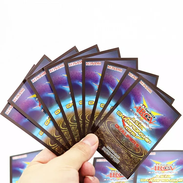MTG Yugioh TCG Board Game Art Printed Yugioh MTG TCG Custom Plastic Card Sleeve