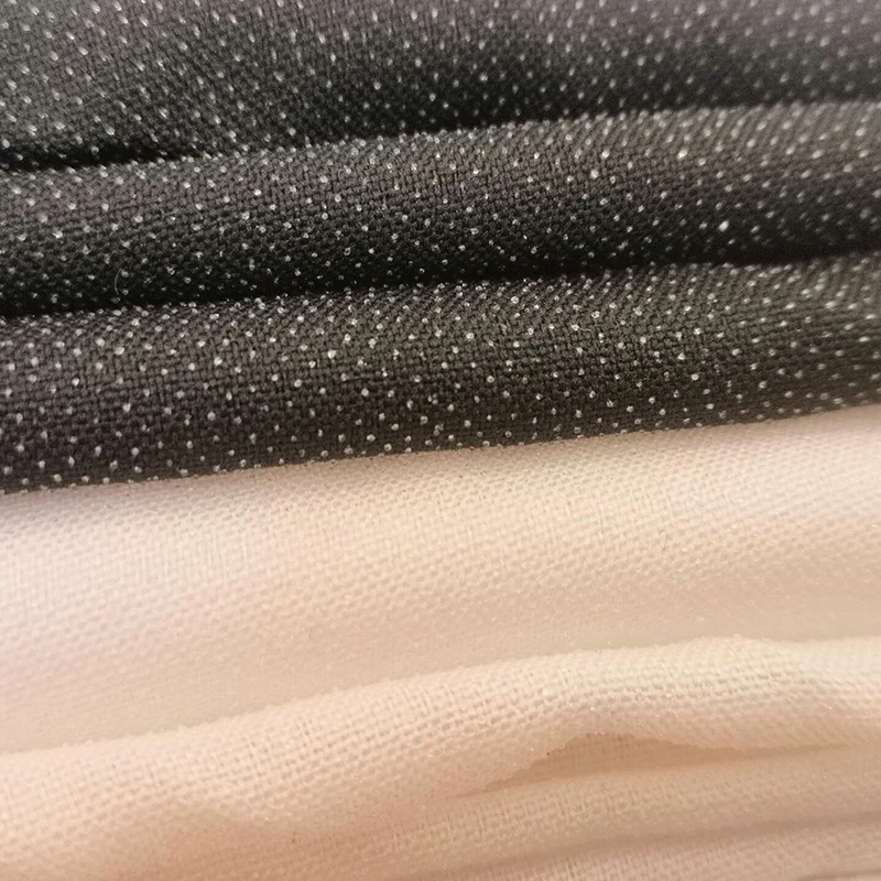 100% polyester woven interlining fabric for garment