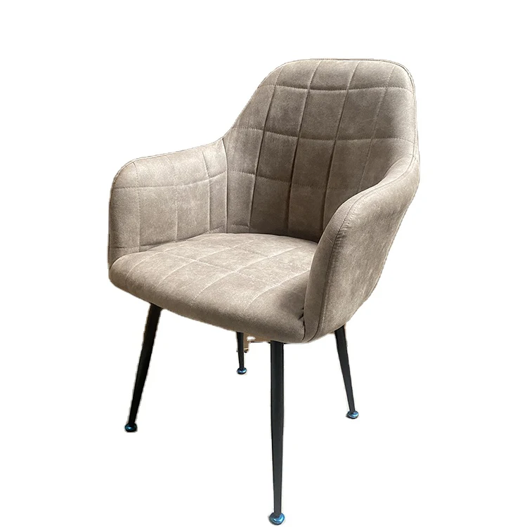 Nordic Lounge Armchair Leather Art Discussion living room Fabric Sofa Chair Designer Velvet Leisure Chair