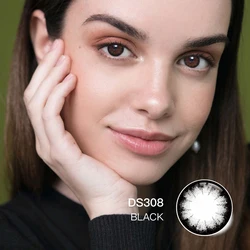 DS308 Miiemo Black Color Lens Hot Selling Color Contact Lens Wholesale Price Monthly Contact New Arrival