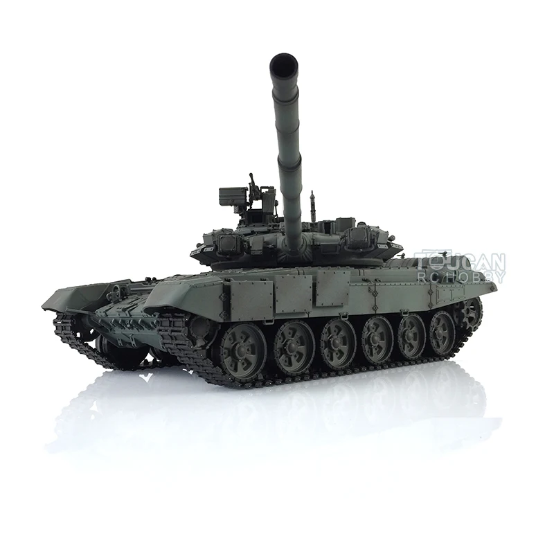 Длинный 1/16 зеленый 7 0 T90 Радиоуправляемый бак 3938 360 металлические колеса красные глаза дымовая коробка передач Toucan профессиональные игрушки для мальчиков