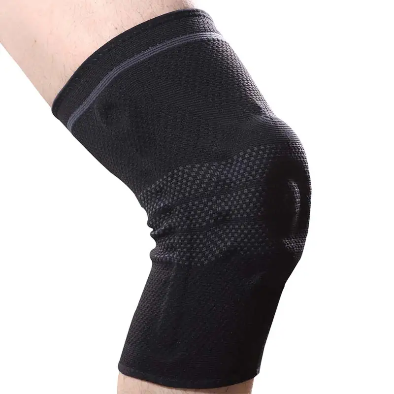 1PCS Compression Knee Support Sleeve Protector Elastic Kneepad Brace Springs gym Sports Unisex OEM Customized